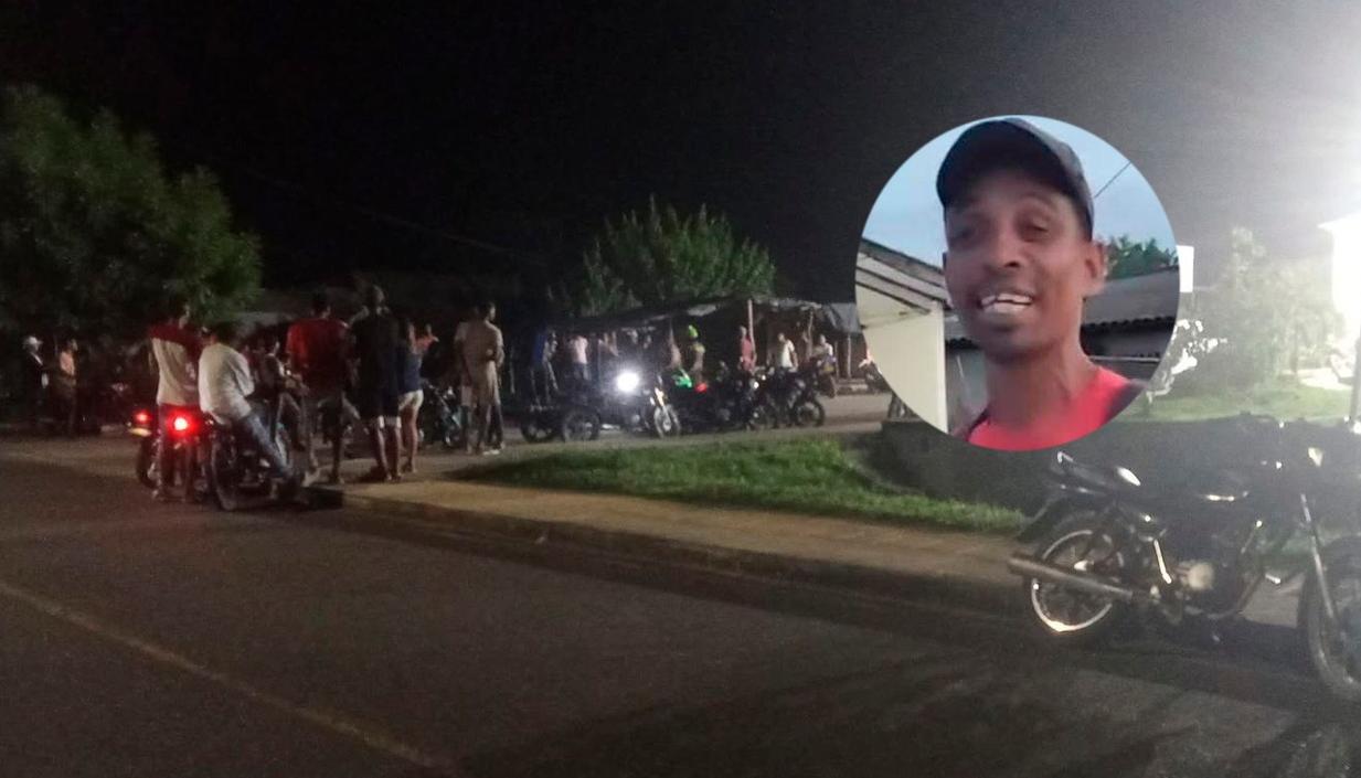 Reinaldo José González Medina y el lugar de los hechos.