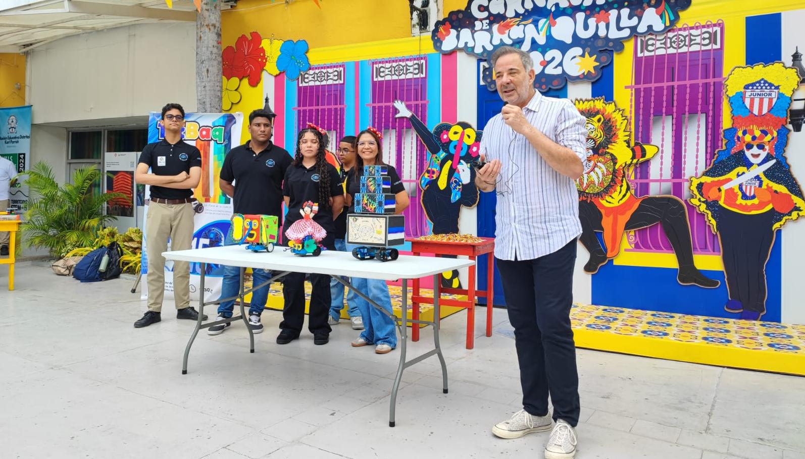Tecno Batalla de Flores en la Casa del Carnaval.