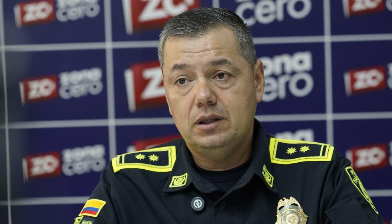 El general Edwin Urrego, comandante de la Policía Metropolitana de Barranquilla.
