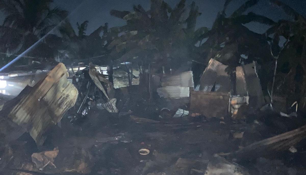 Incendio en Villa Caracas