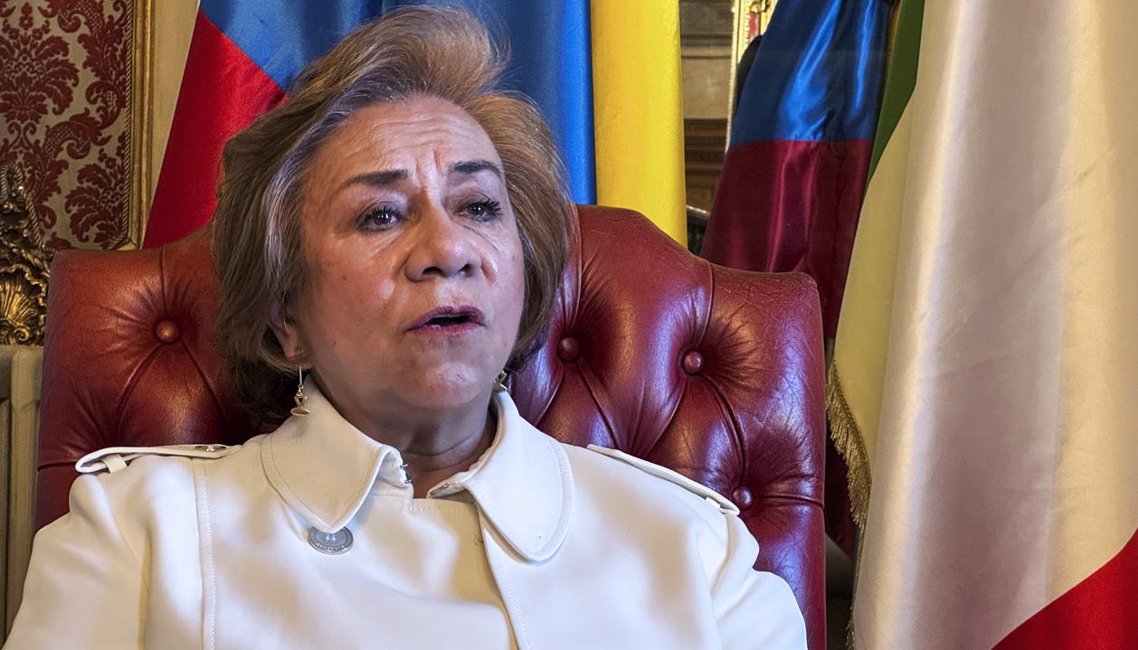 La ministra de Exteriores de Colombia, Rosa Villavicencio.