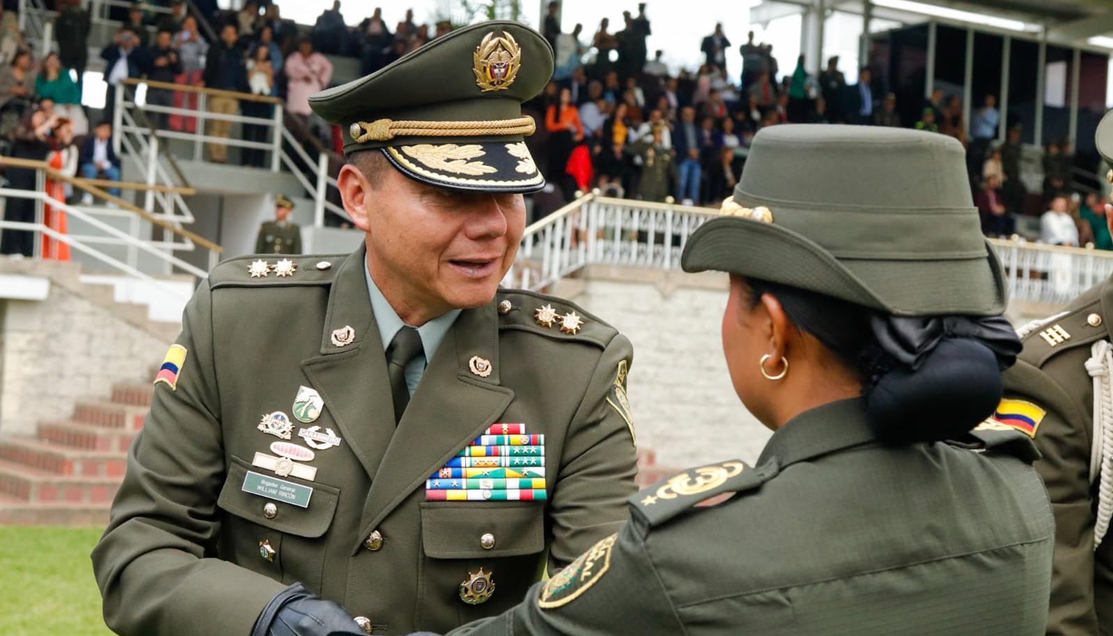 Director de la Policía Nacional, brigadier general William Rincón Zambrano.