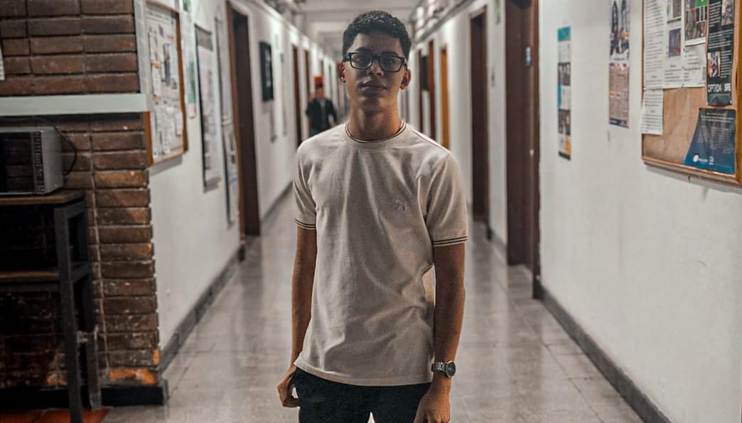 Juan David Barrios Aragón, estudiante de undécimo grado del Nuevo Colegio del Prado.