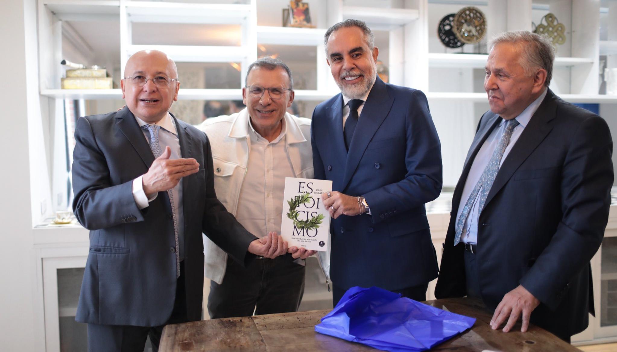 Reunión entre Benedetti y Montealegre.