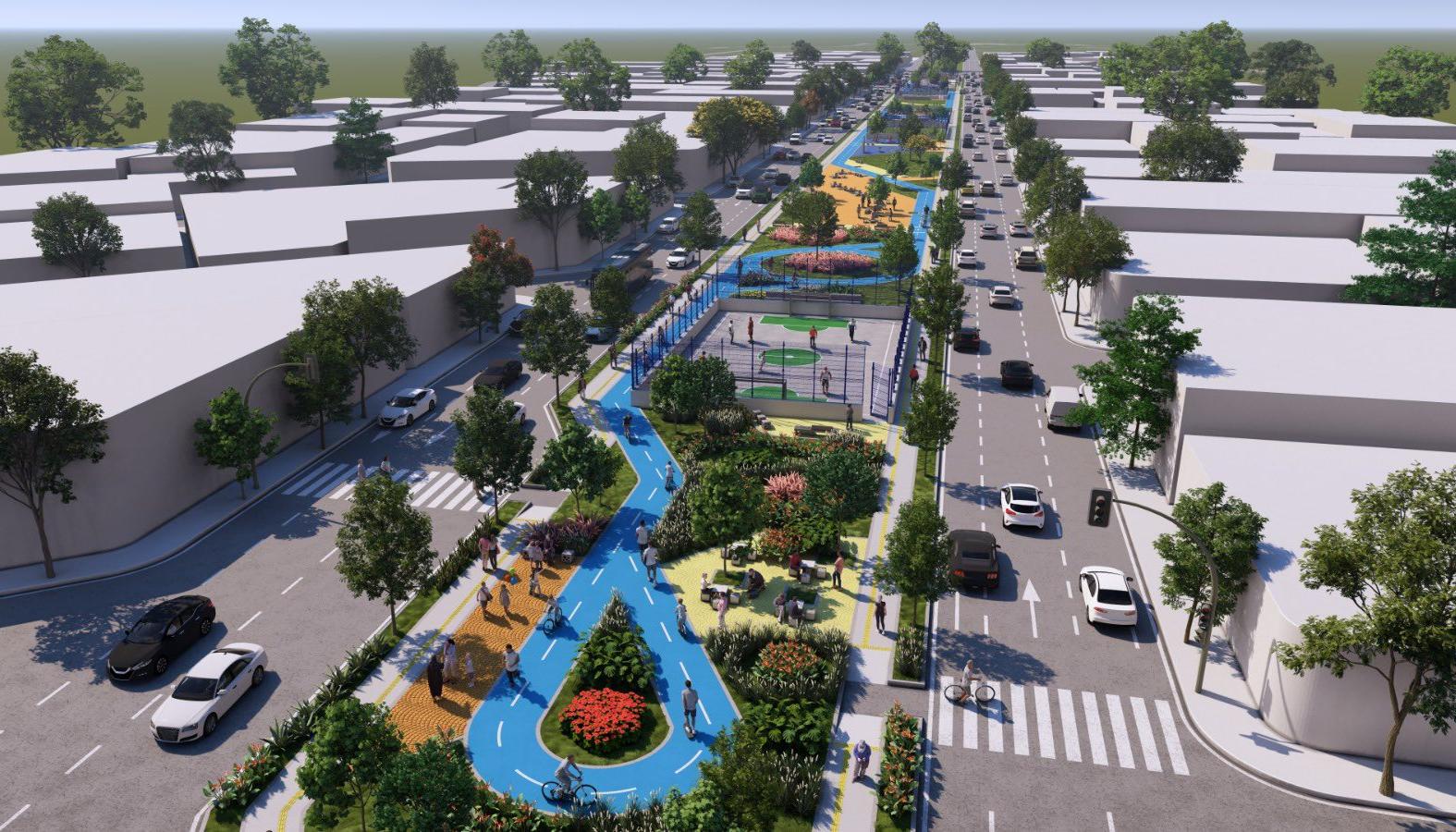 Bulevar Simón Bolívar.