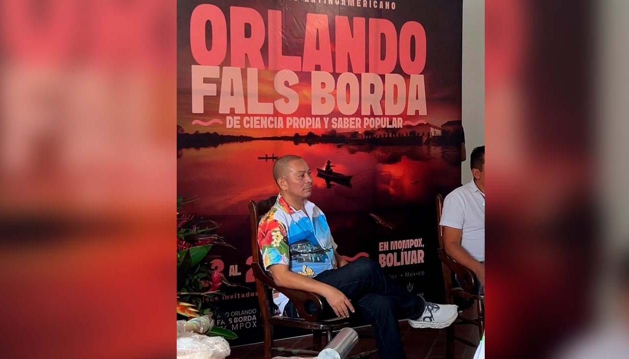 En Mompox, el Secretario de Cultura asistió al 'Encuentro Latinoamericano Orlando Fals Borda'.