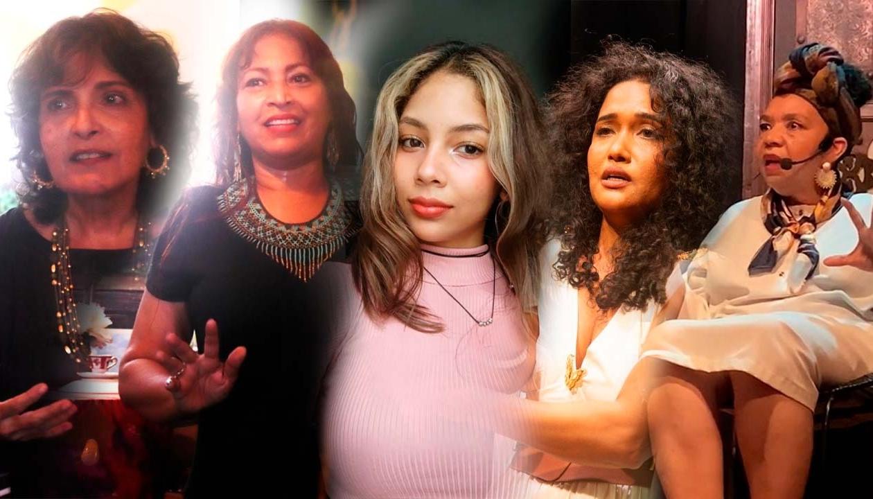 Las artistas Vicky Osorio, Silvia Miranda, Kamila Sánchez, Diana Flórez. 