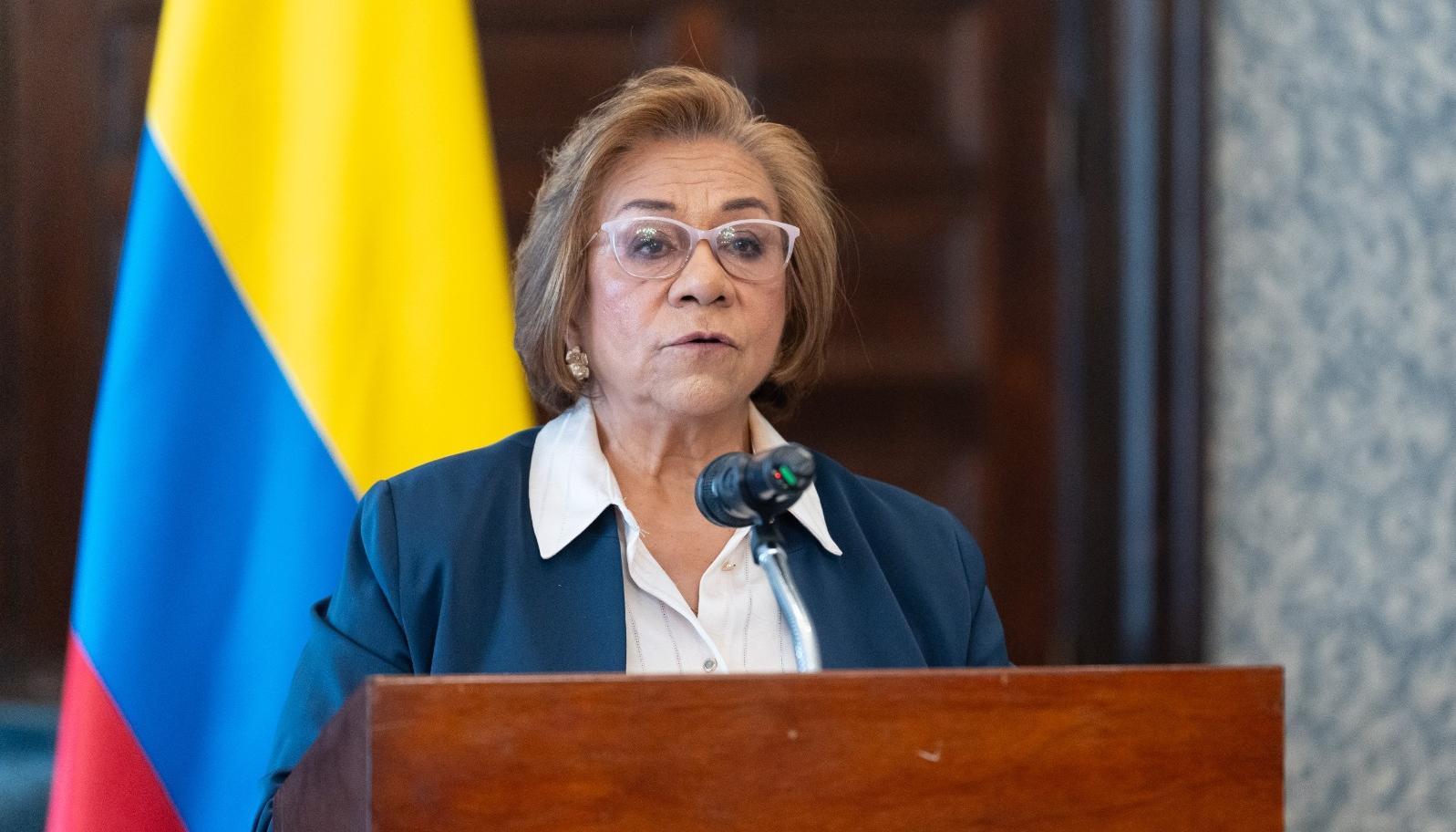 Yolanda Villavicencio, canciller de Colombia.
