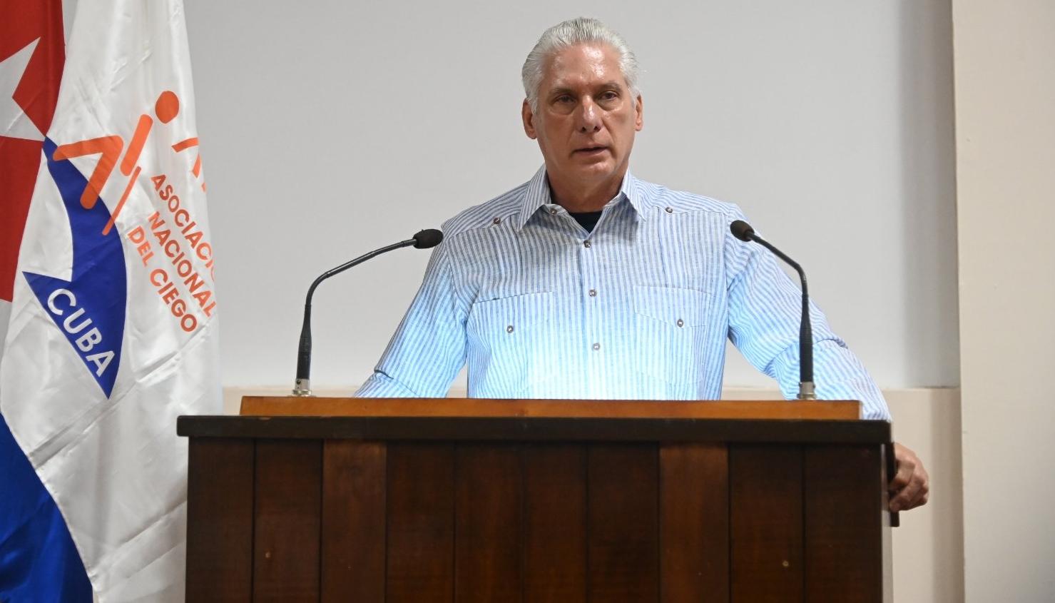 El presidente de Cuba, Miguel Díaz-Canel.