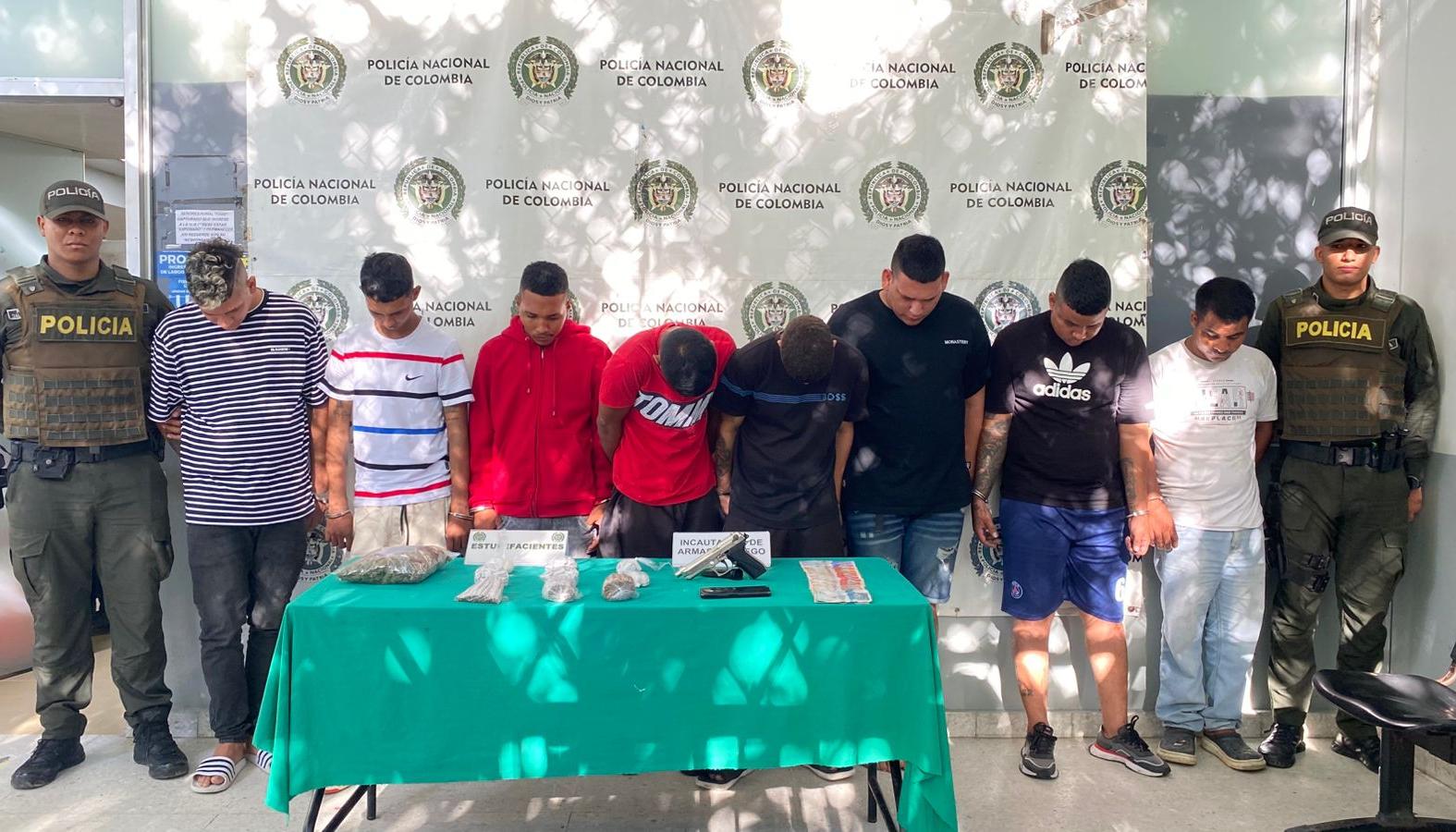 Serían presuntos integrantes de la banda ‘Los cogelones’.