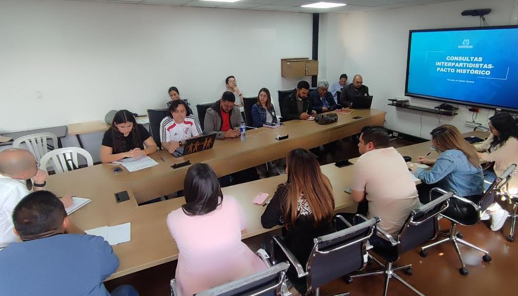 Equipo de la Registraduría habla sobre consulta del Pacto Histórico.