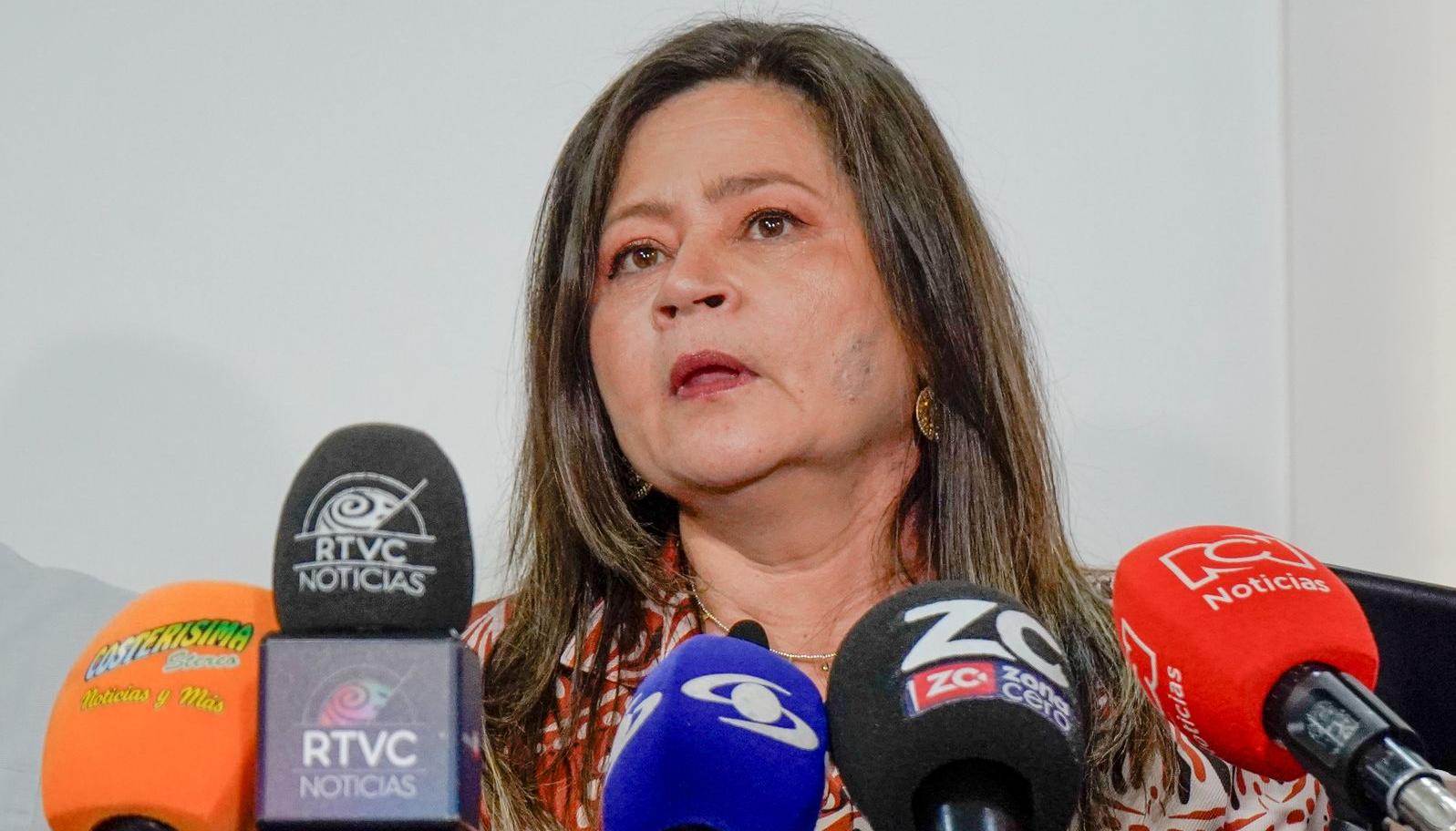 María Fernanda Rojas, ministra de Transporte.