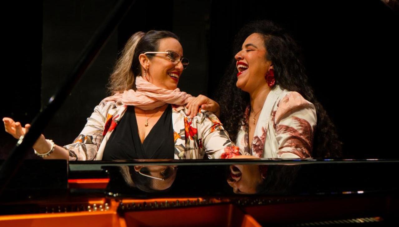La pianista Yamira Rodríguez y la soprano Zeidy Bornacelli.