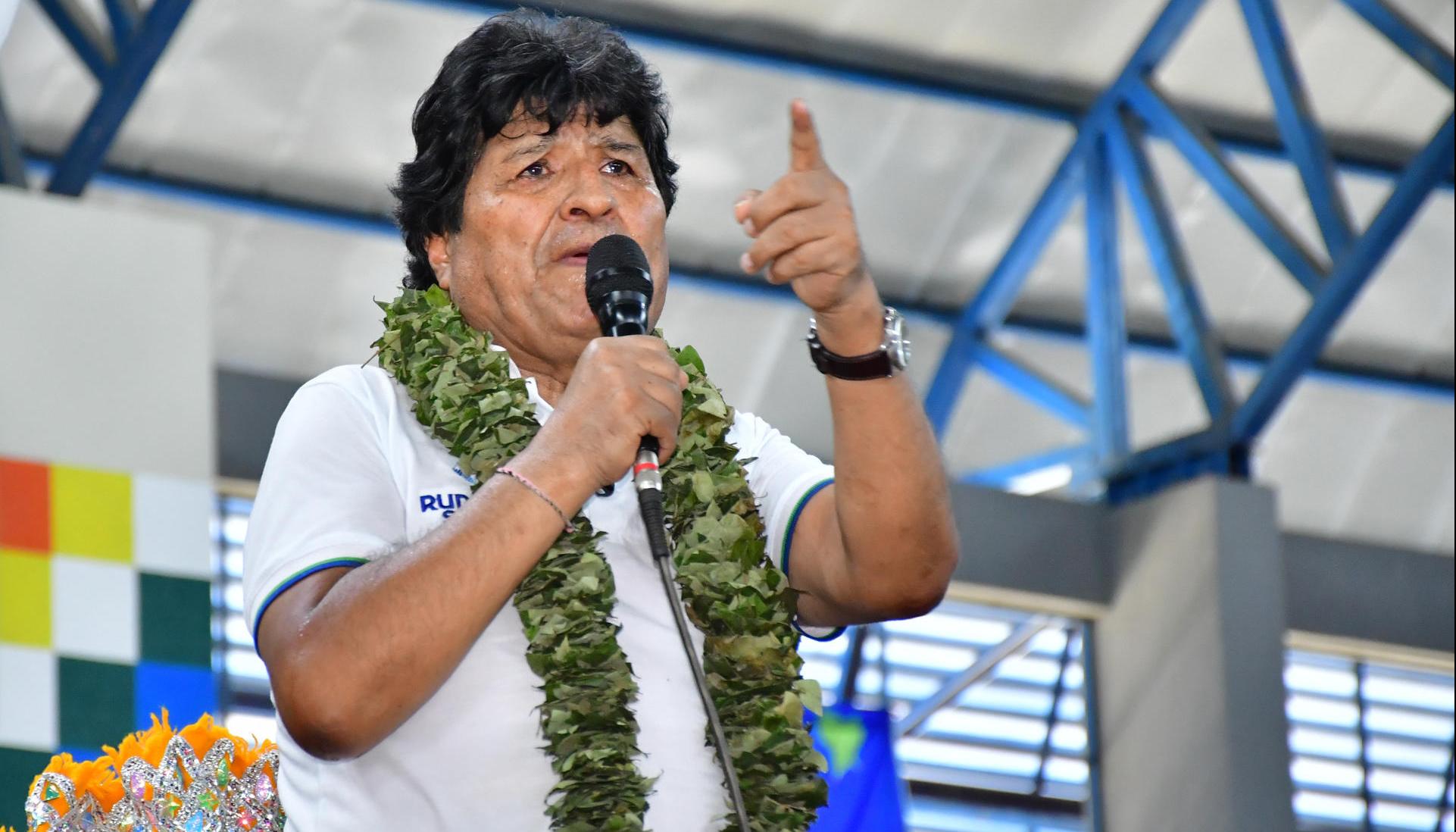 Evo Morales, expresidente de Bolivia.
