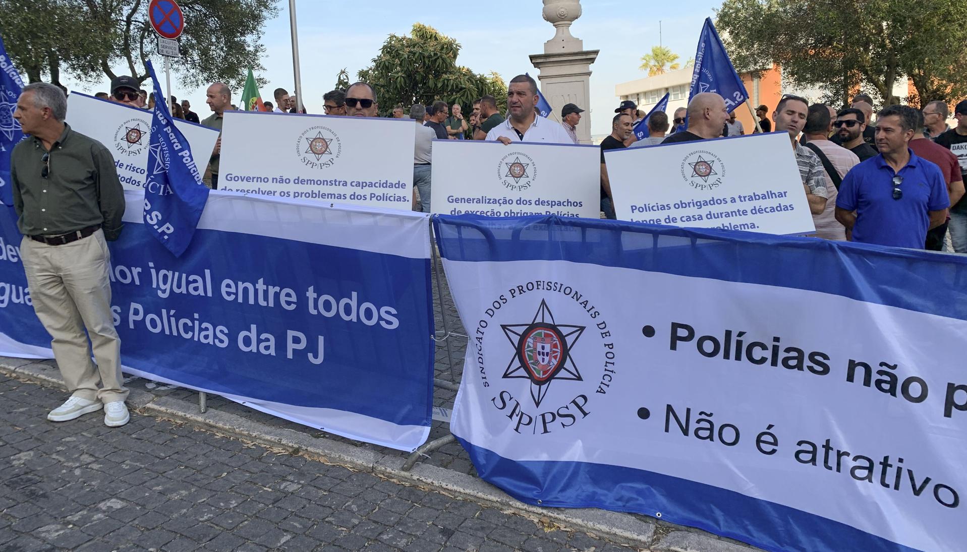 Protesta en Lisboa.