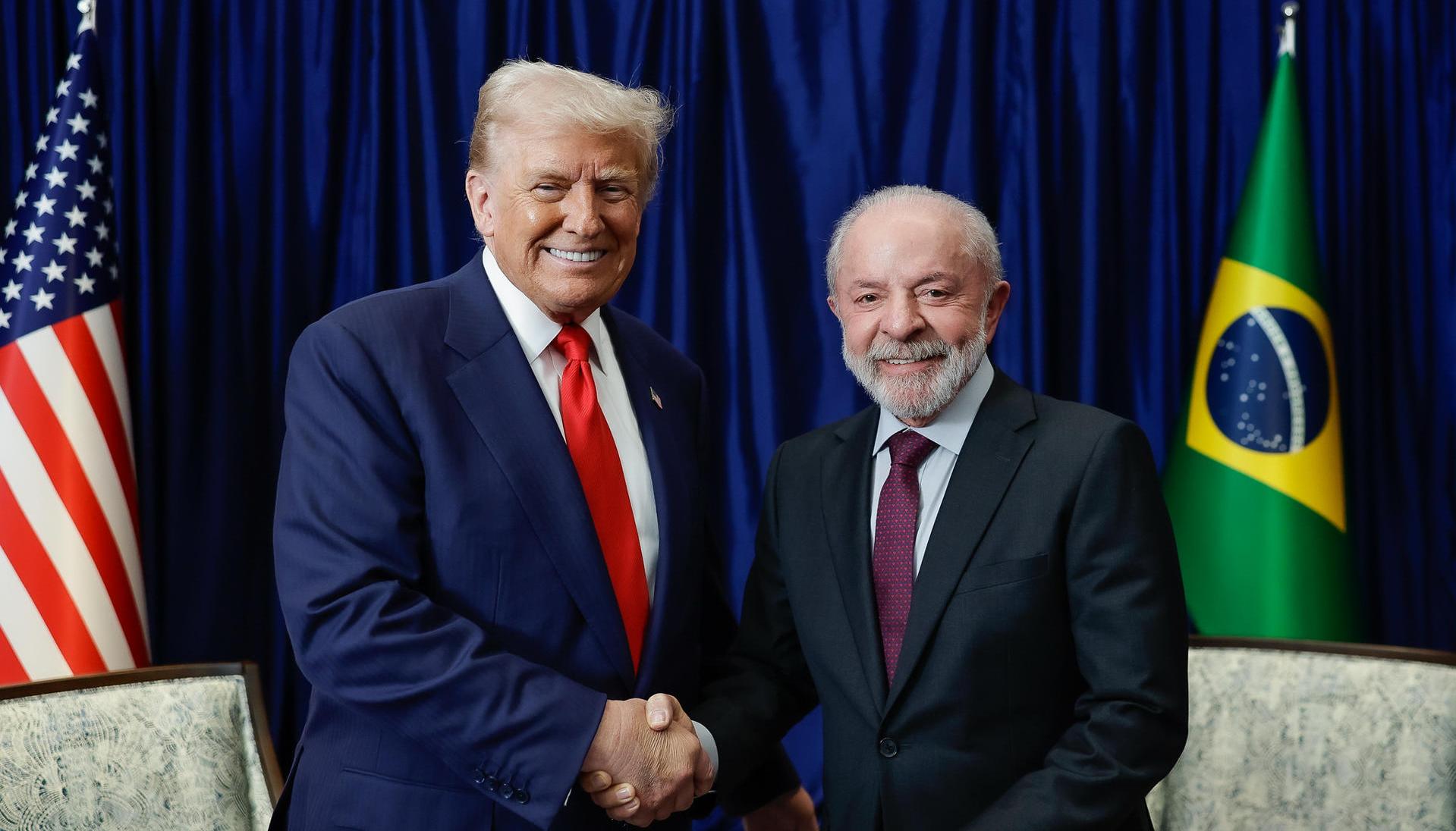 Donald Trump y Lula da Silva.