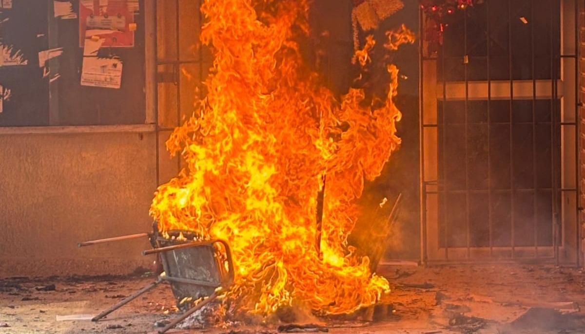 Incendio en las instalaciones de la Uniatlántico.