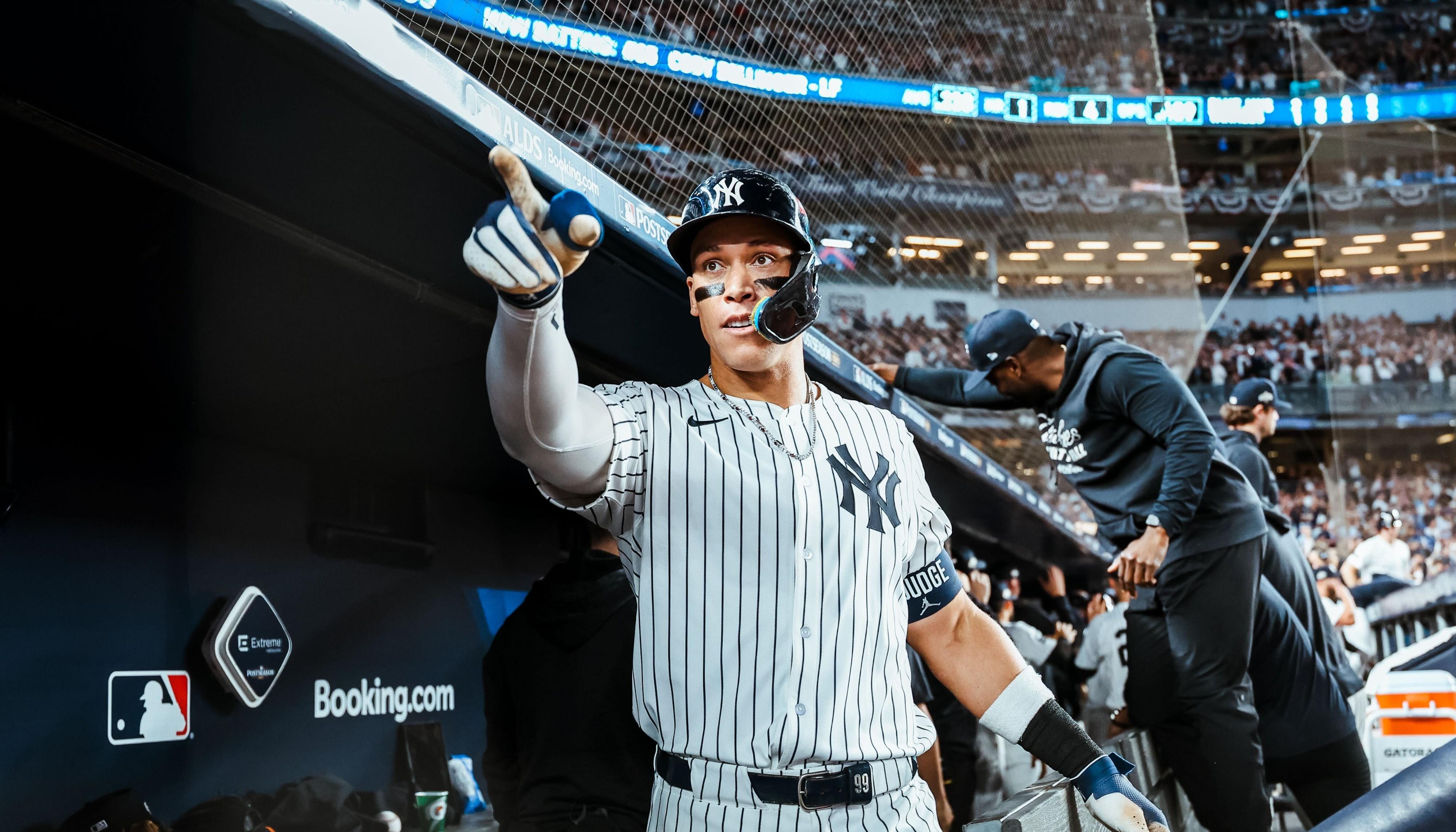 Aaron Judge conectó un jonrón que empató el juego a seis carreras en el cuarto inning. 