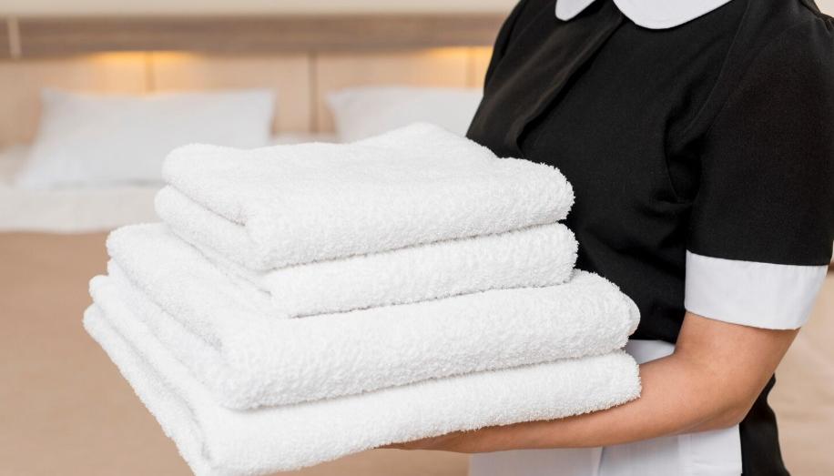 Lavandería de hotel.