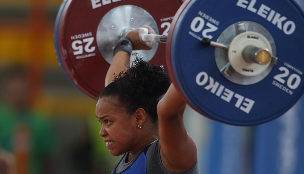 Mari Leivis Sánchez, pesista colombiana. 