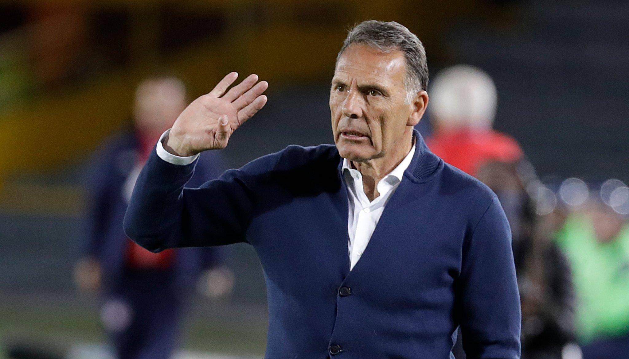 Miguel Ángel Russo en su época como técnico de Millonarios.