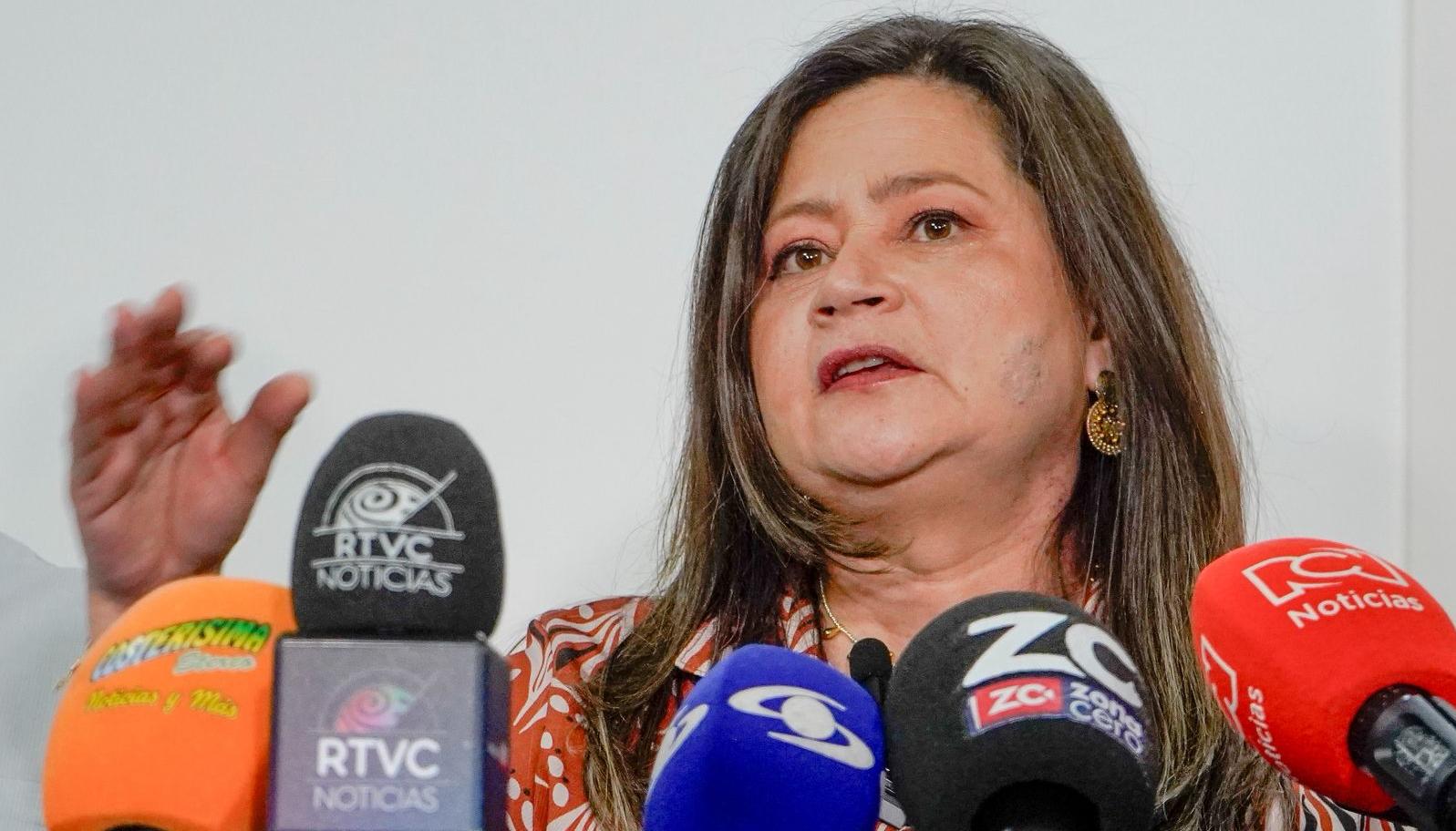 María Fernanda Rojas, ministra de Transporte.