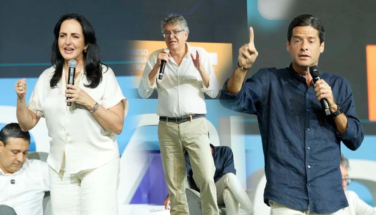 María Fernanda Cabal, Mauricio Cárdenas y Mauricio Gómez.
