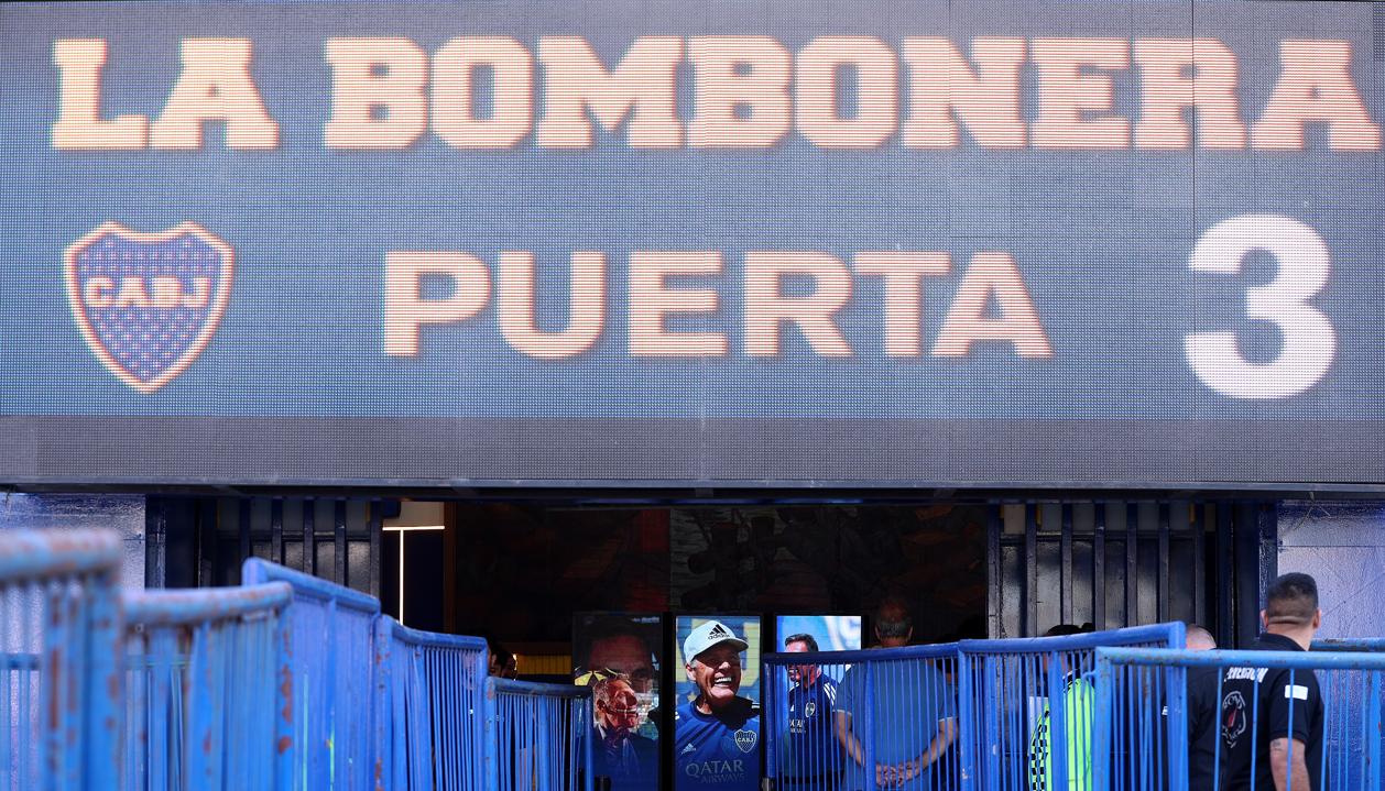 La Bombonera fue el escenario escogido para velar la semana pasada los restos de Russo.