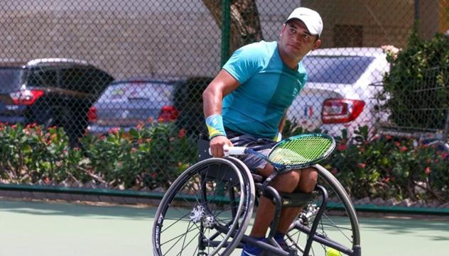 El tenista bogotano Manuel Sánchez. 