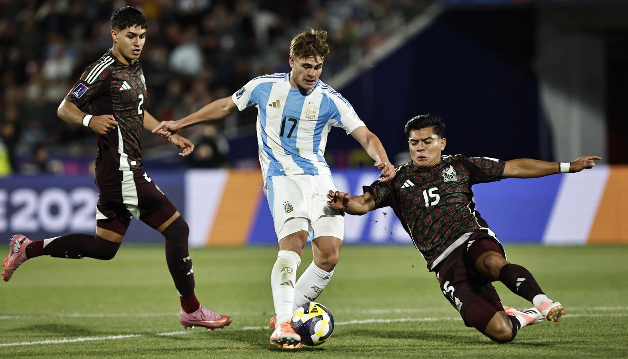 Mateo Silvetti marcó el segundo gol de Argentina. 