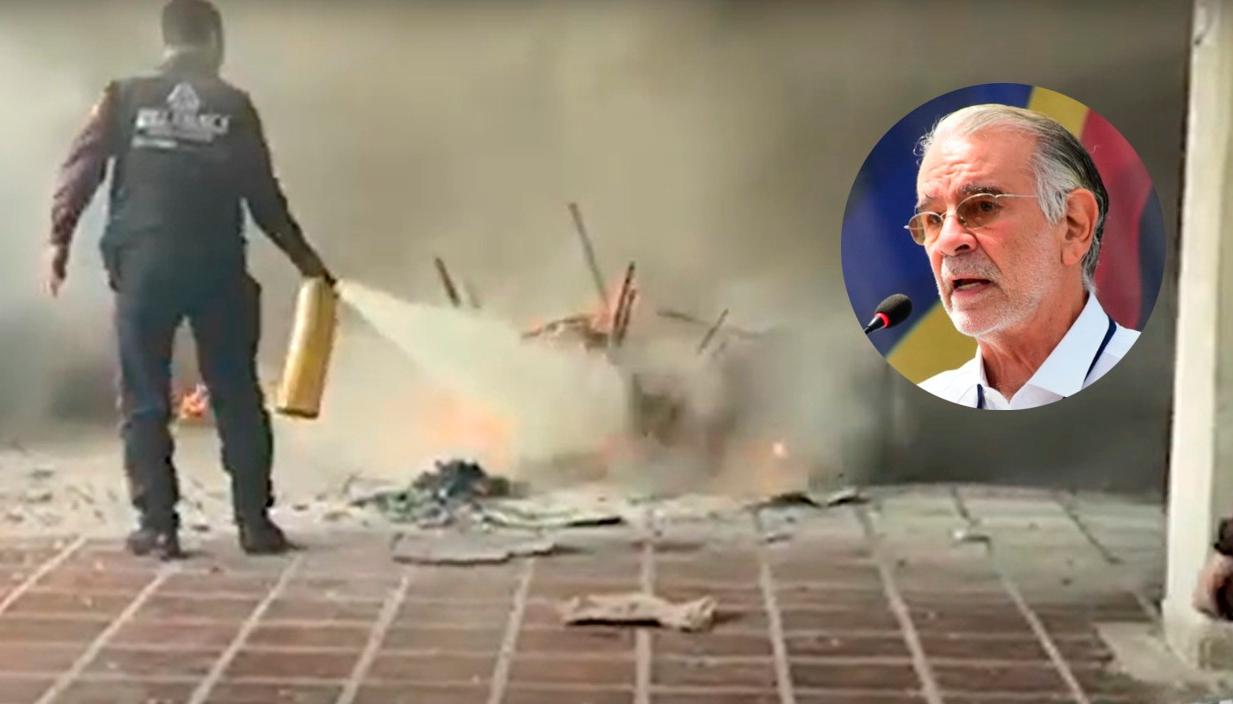 Actos vandálicos en Uniatlántico.