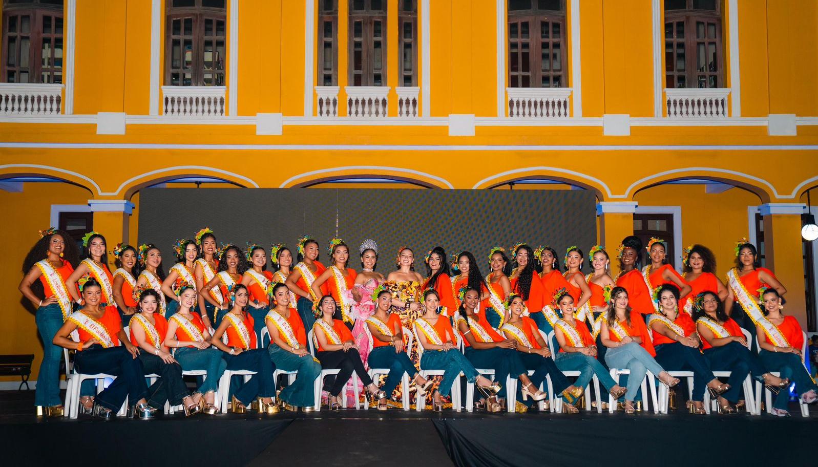 Candidatas al Reinado Popular. 