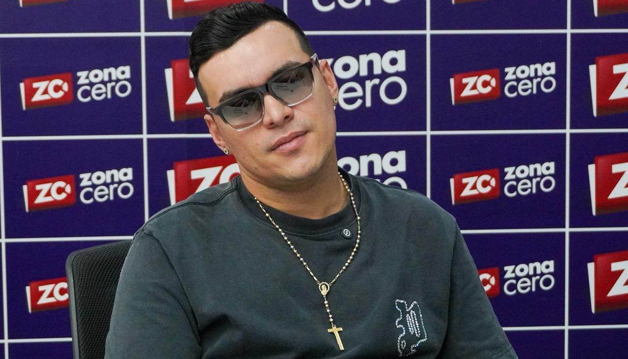 Yeison Jiménez en la redacción de Zona Cero.