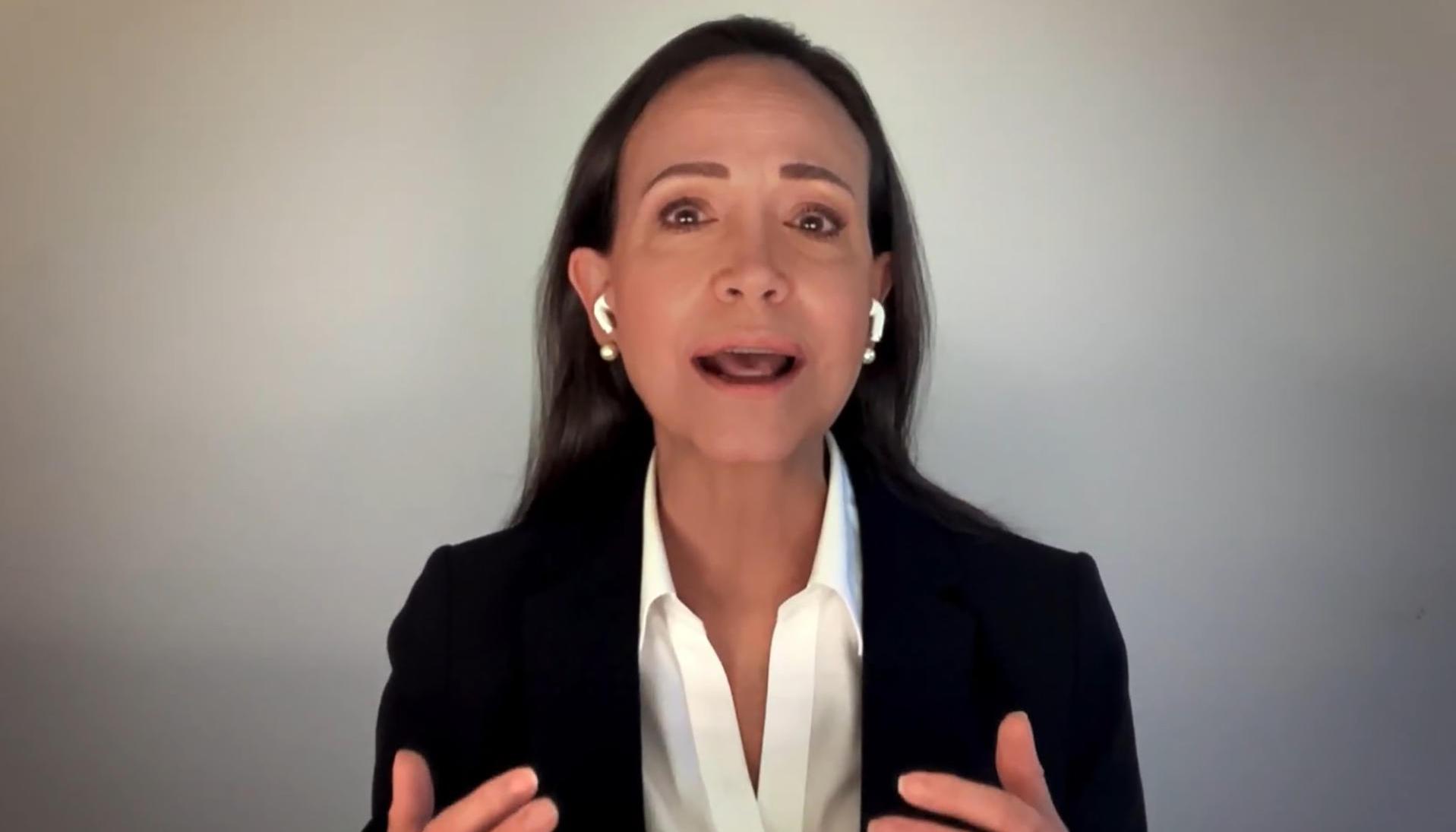 María Corina Machado, líder opositora venezolana.