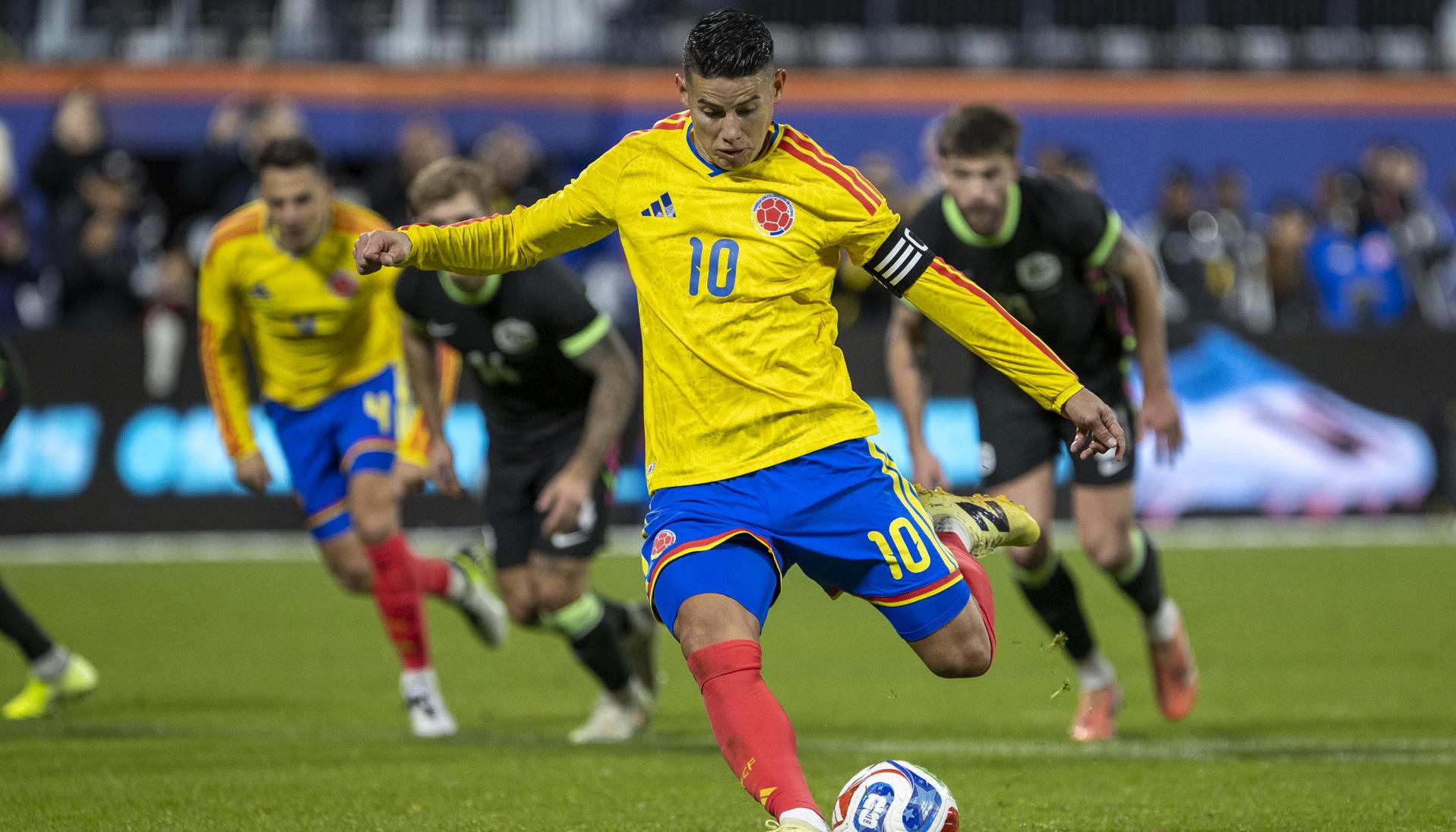James Rodríguez, capitán de la Selección Colombia.