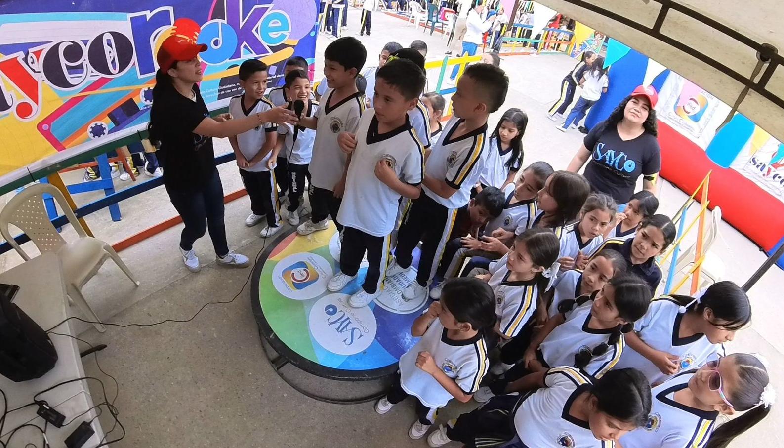 Niños y jóvenes compartirán una jornada lúdica y recreativa. 
