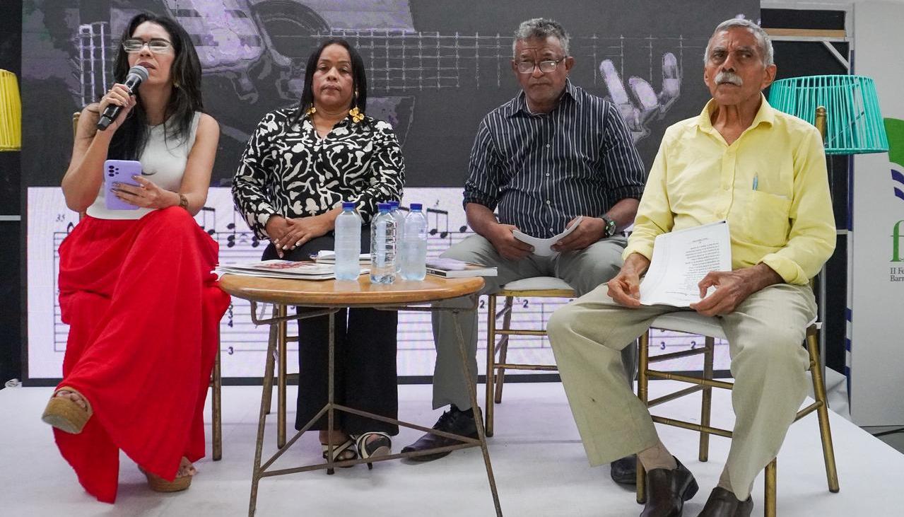 Katy Paternina, Milagros Reales, Jesús Pernett y Hermes Ospino.