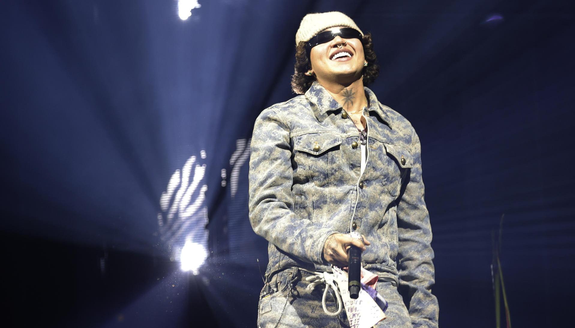 Beéle durante el concierto. 