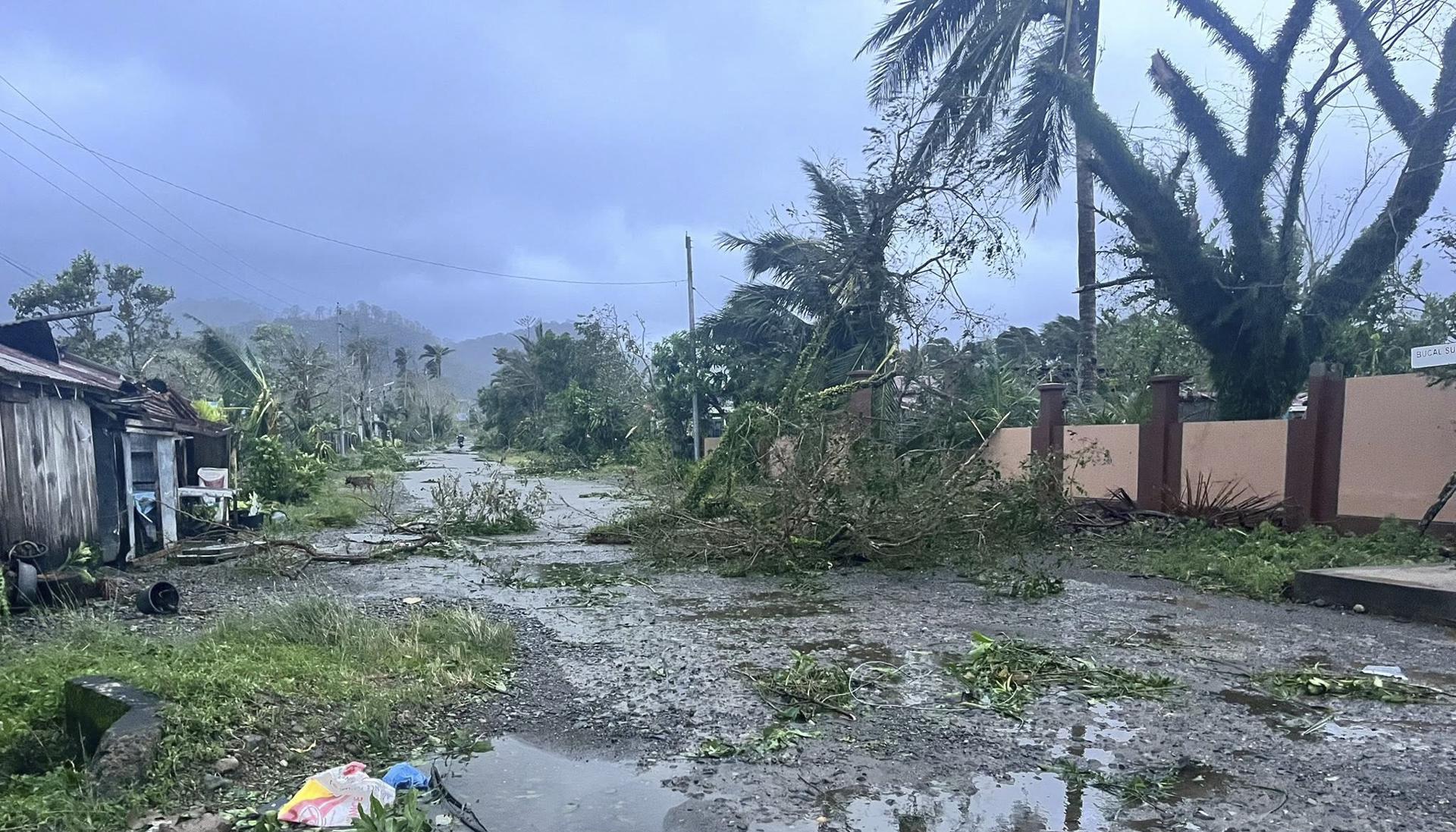 Supertifón Fung-wong en Filipinas.