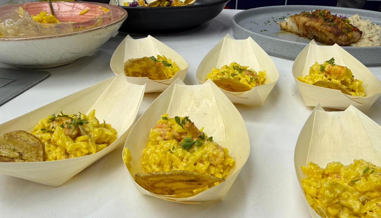 Platos del chef Oliver Castro.