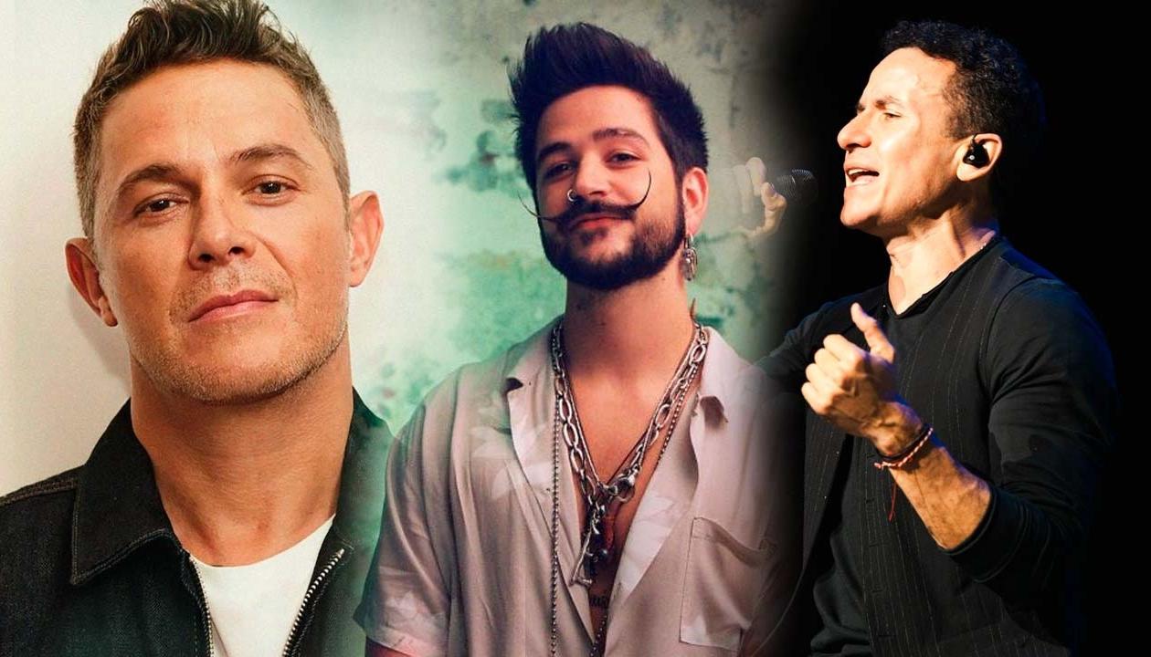 Alejandro Sanz, Camilo y Fonseca.