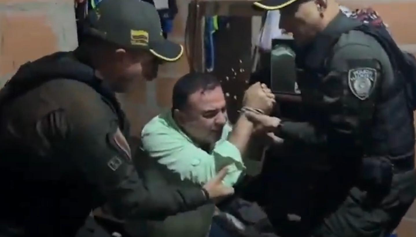 Momento en que fue liberado el alcalde de Chimichagua.