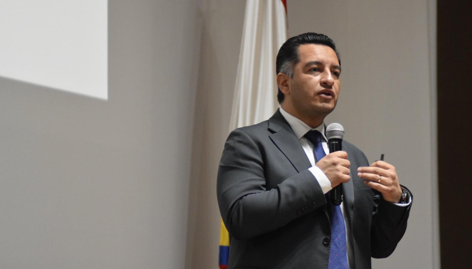 Secretario de Transparencia, Andrés Idárraga Franco.