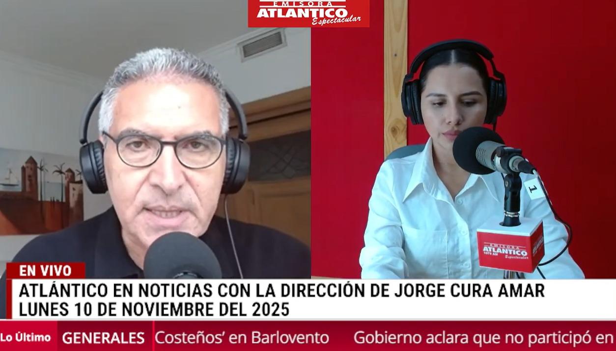 Transmisión de Atlántico en Noticias.