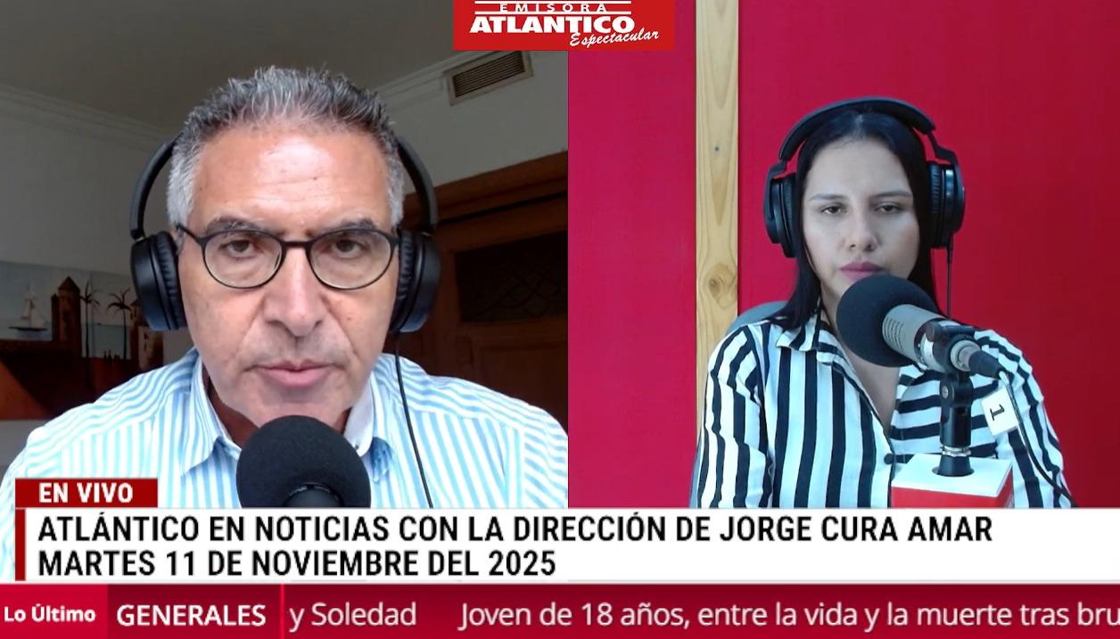 Transmisión de Atlántico en Noticias.
