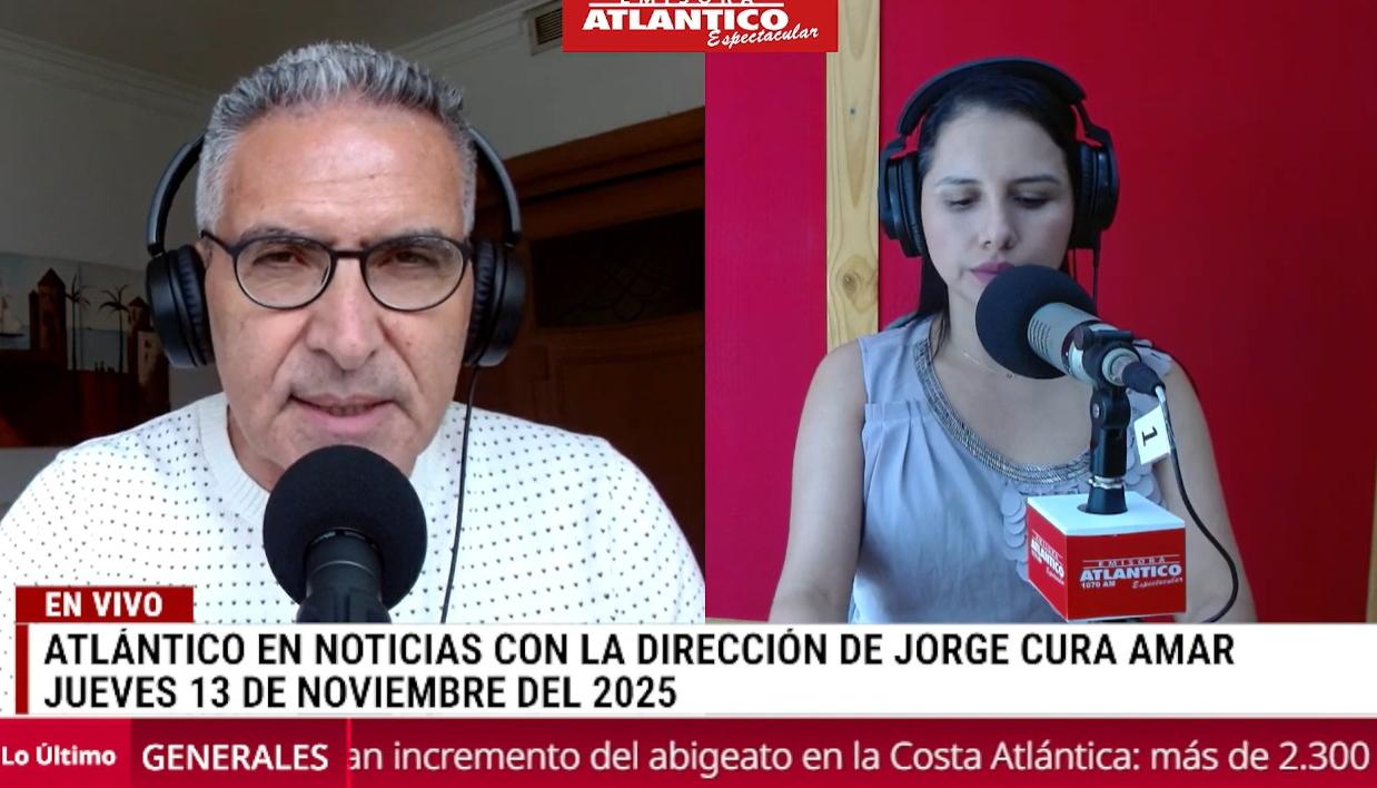 Transmisión de Atlántico en Noticias.