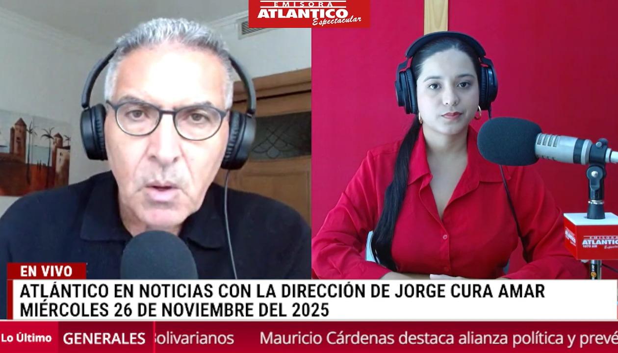 Transmisión de Atlántico en Noticias.