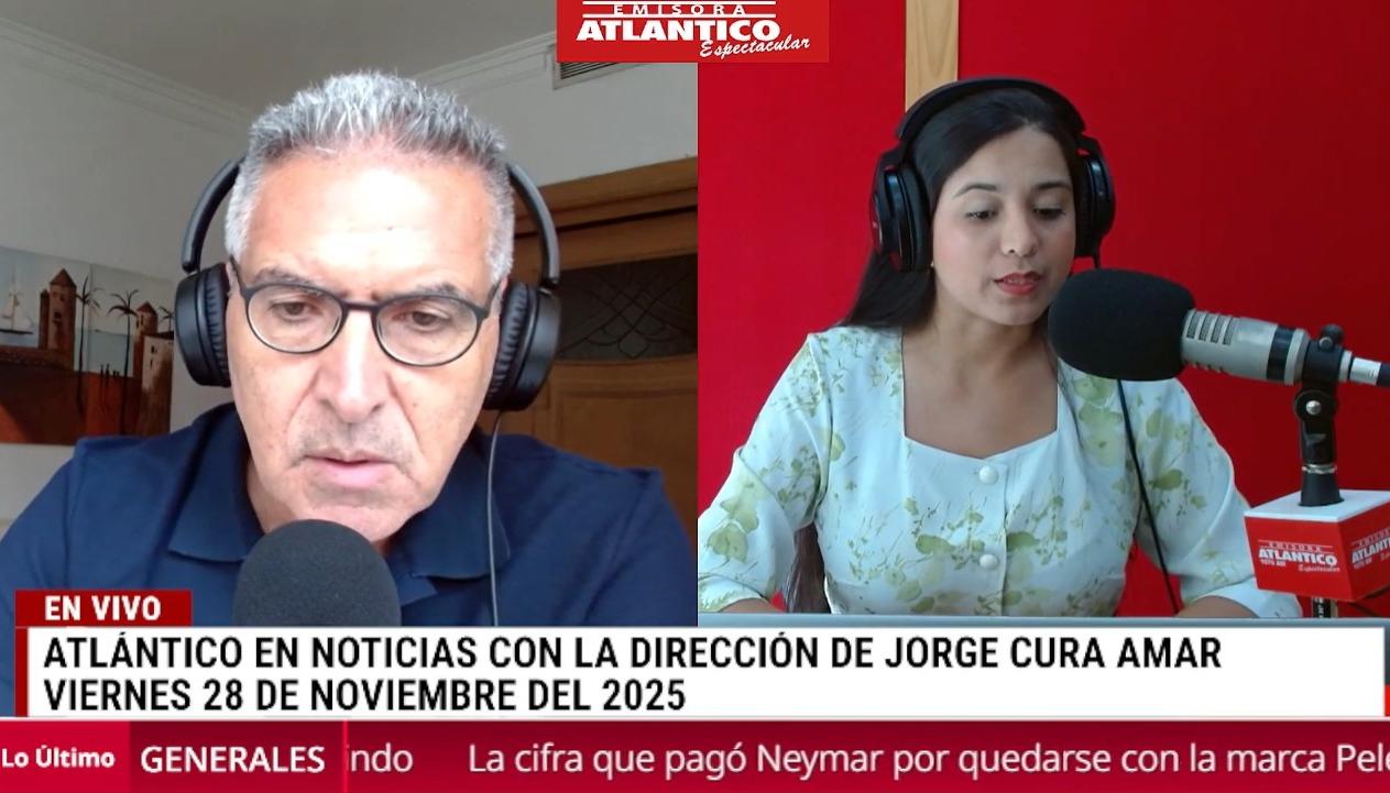 Transmisión de Atlántico en Noticias.
