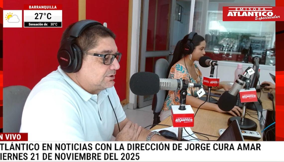 Transmisión de Atlántico en Noticias.