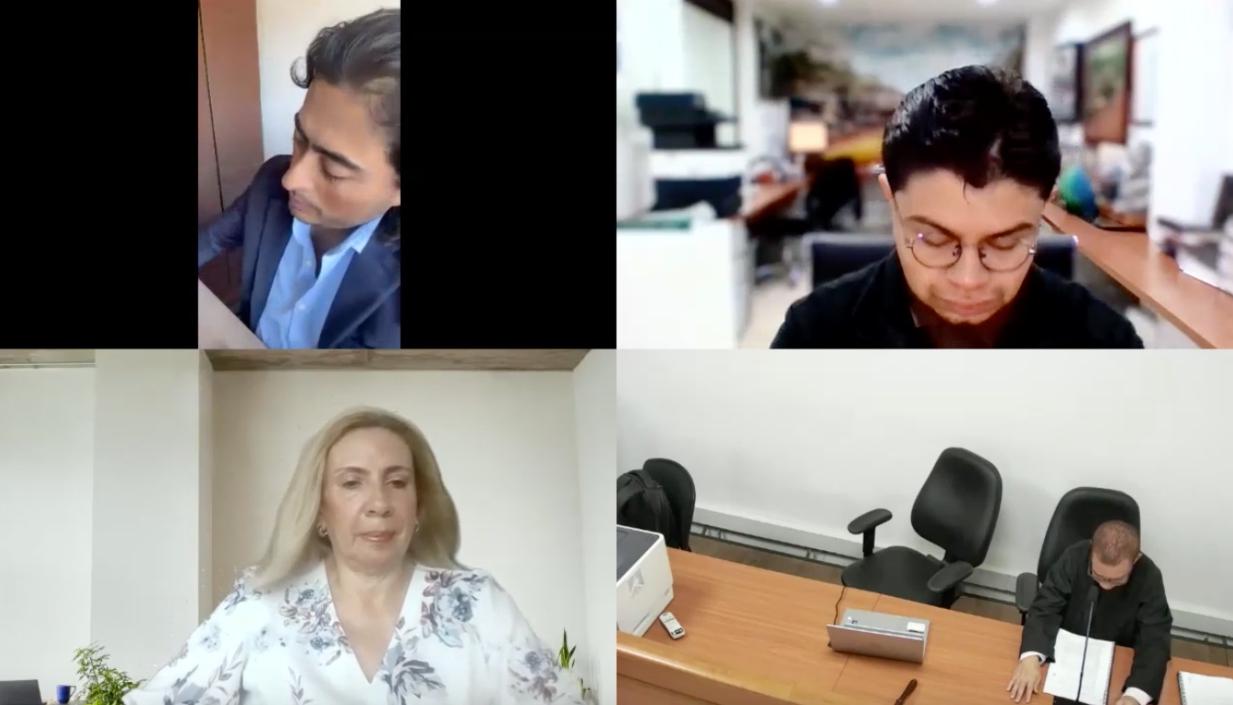 Audiencia virtual de este viernes contra Nicolás Petro Burgos. 